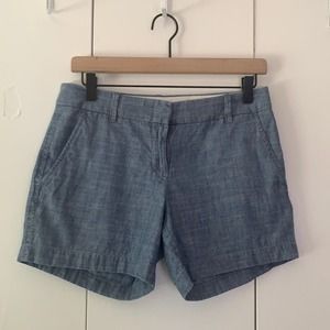 Chambray J. Crew Shorts Size 2